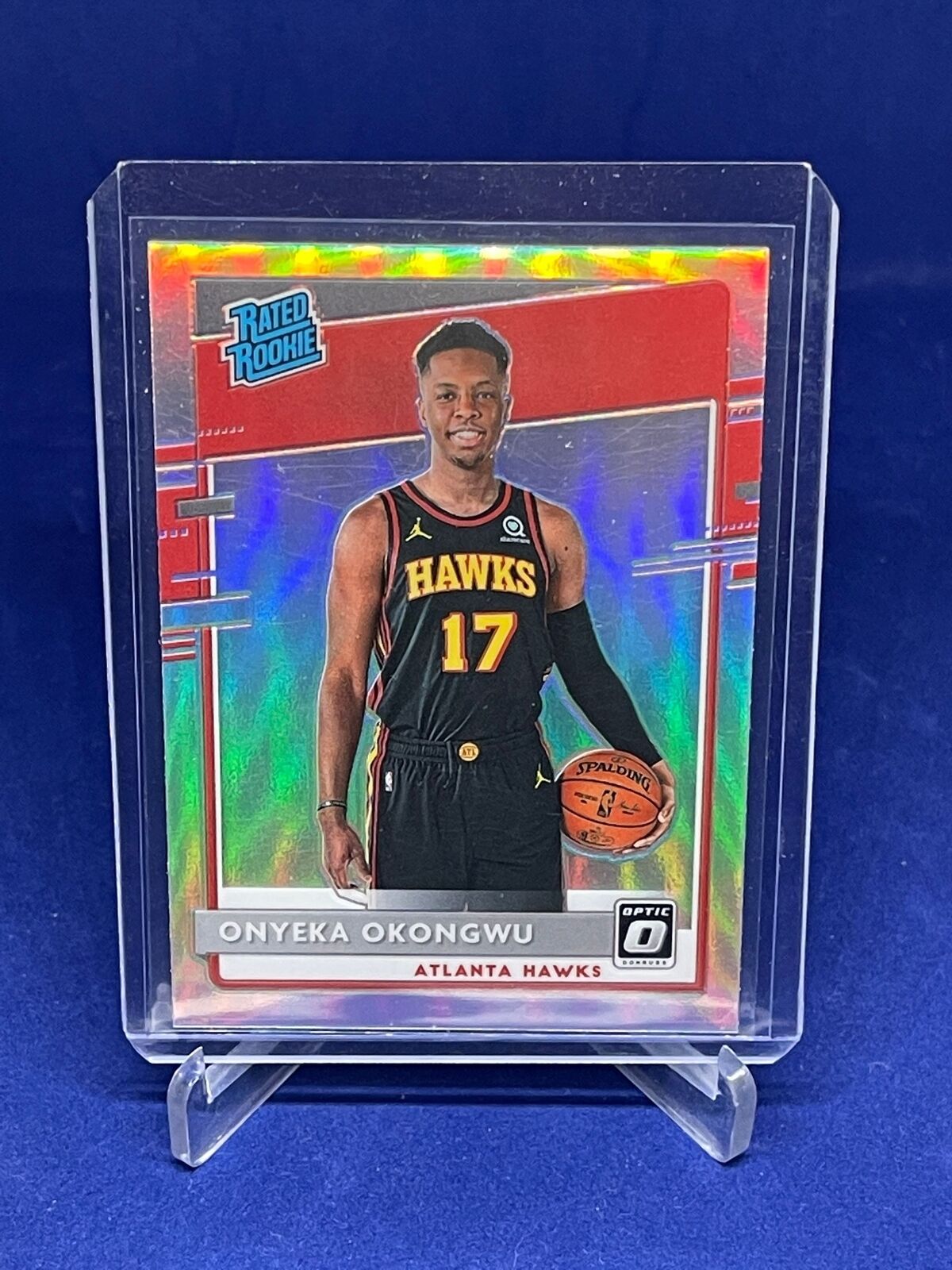 ONYEKA OKONGWU 2020-21 PANINI DONRUSS OPTIC RATED ROOKIE HOLO PRIZM RC #156