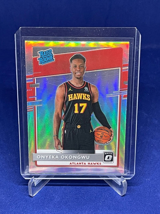 ONYEKA OKONGWU 2020-21 PANINI DONRUSS OPTIC RATED ROOKIE HOLO PRIZM RC #156