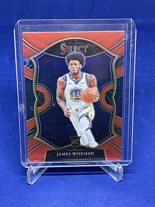 JAMES WISEMAN 2020-21 PANINI SELECT CONCOURSE RED PRIZM ROOKIE RC #D 98/199