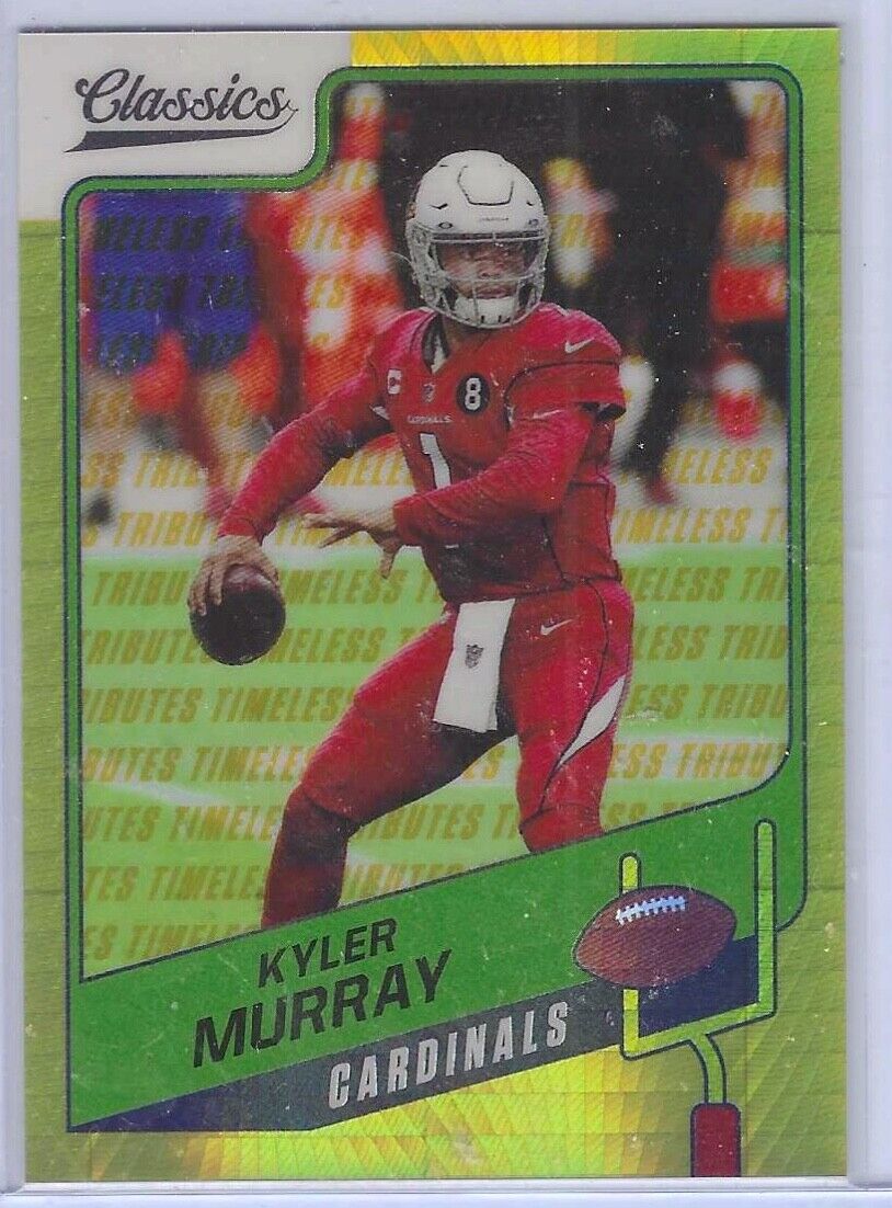 KYLER MURRAY 2021 PANINI CLASSICS TIMELESS TRIBUTES GOLD PRIZM #D 02/99