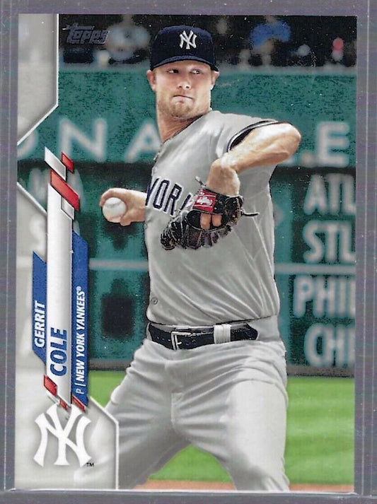 GERRIT COLE 2020 TOPPS SERIES ONE SP PHOTO VARIATION #68