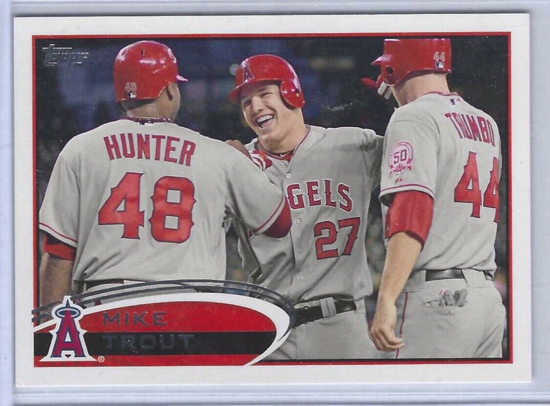 MIKE TROUT 2012 TOPPS SECOND YEAR BASE #446