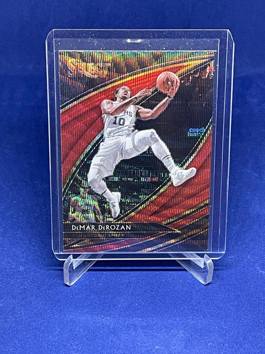 DEMAR DEROZAN 2019-20 PANINI SELECT COURTSIDE RED WAVE PRIZM SP #264