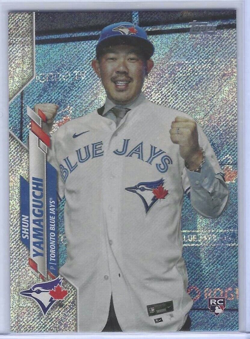 SHUN YAMAGUCHI 2020 TOPPS SERIES TWO FOILBOARD PARALLEL ROOKIE RC #D 197/264