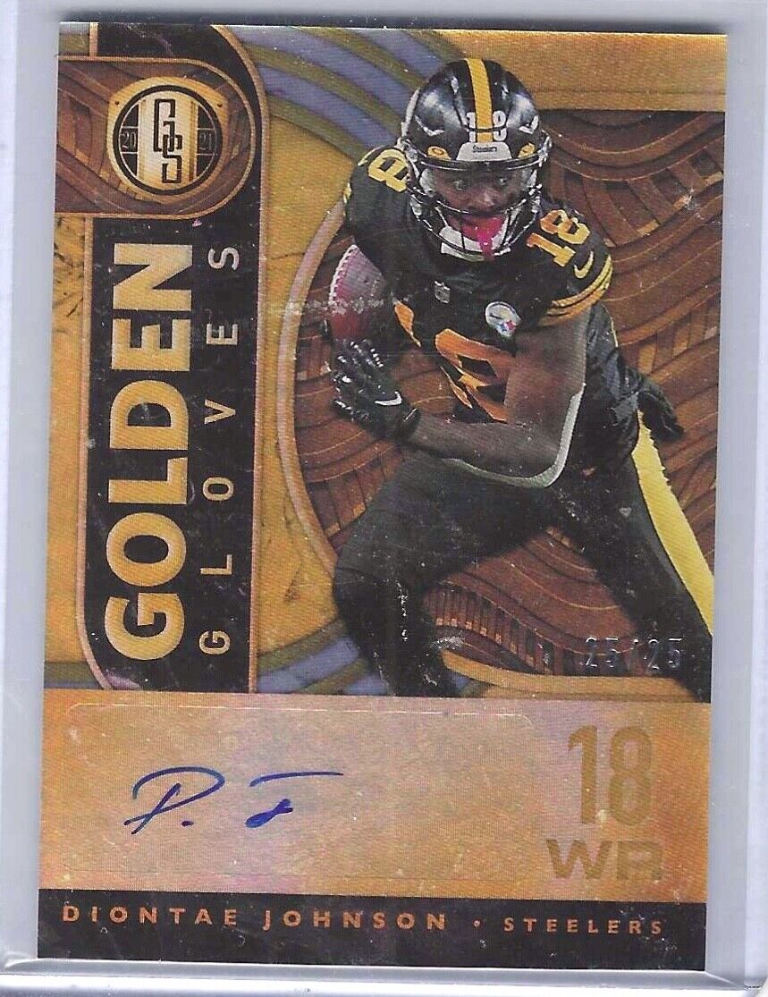 DIONTAE JOHNSON 2021 PANINI GOLD STANDARD GOLDEN GLOVES AUTO #D 25/25