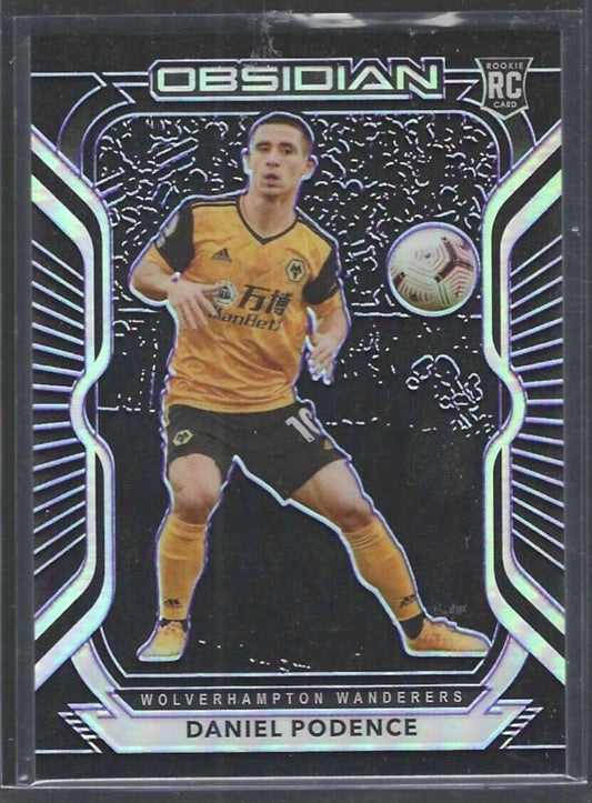 DANIEL PODENCE 2020-21 PANINI OBSIDIAN PURPLE ETCH ROOKIE RC #D 69/75