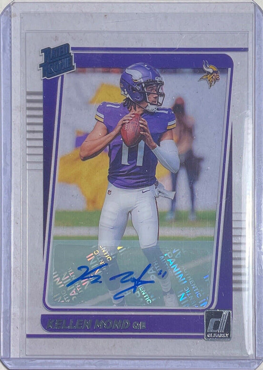 KELLEN MOND 2021 PANINI CLEARLY DONRUSS RATED ROOKIE AUTO ROOKIE RC #57