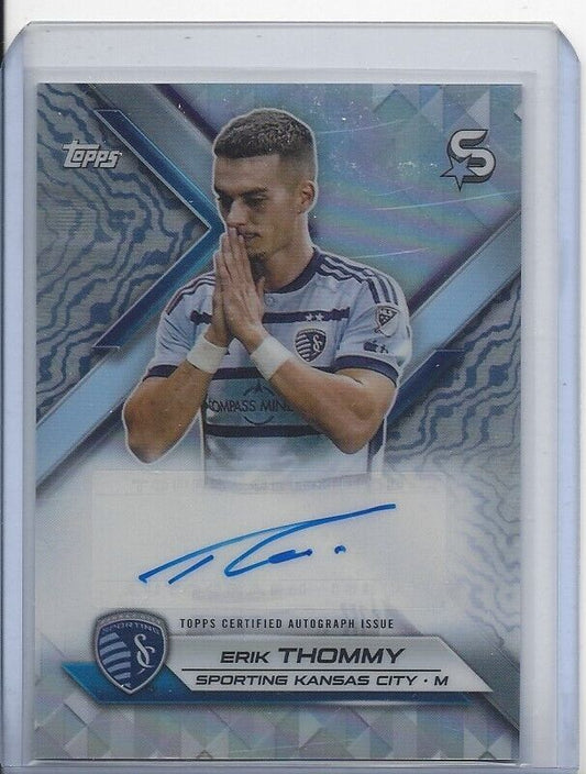 ERIK THOMMY 2024 TOPPS MLS SUPERSTARS REFRACTOR AUTO #SA-ET