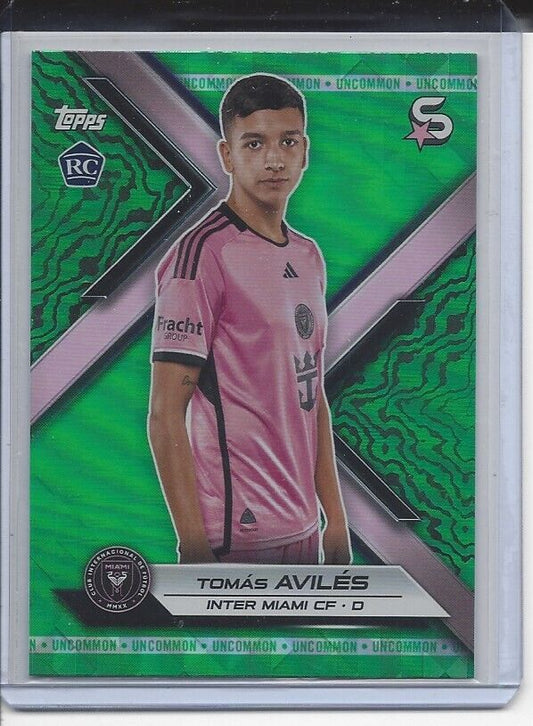 TOMAS AVILES 2024 TOPPS MLS SUPERSTARS GREEN UNCOMMON RC #8