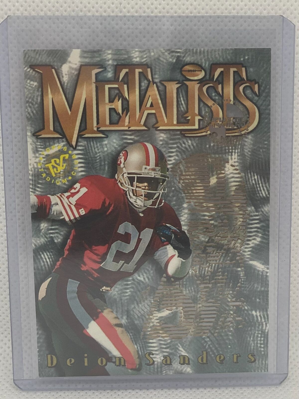 DEION SANDERS 1995 TOPPS STADIUM CLUB MEMBERS ONLY METALISTS #M6
