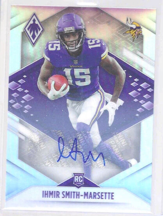 IHMIR SMITH-MARSETTE 2021 PANINI PHOENIX SILVER PRIZM ROOKIE AUTO RC #140