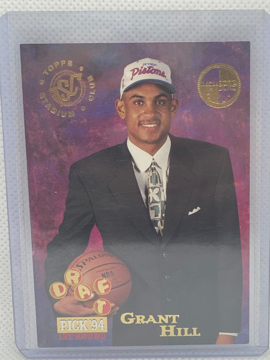 GRANT HILL 1994 TOPPS STADIUM CLUB MEMBERS ONLY PICK '94 1ST ROUND RC #181