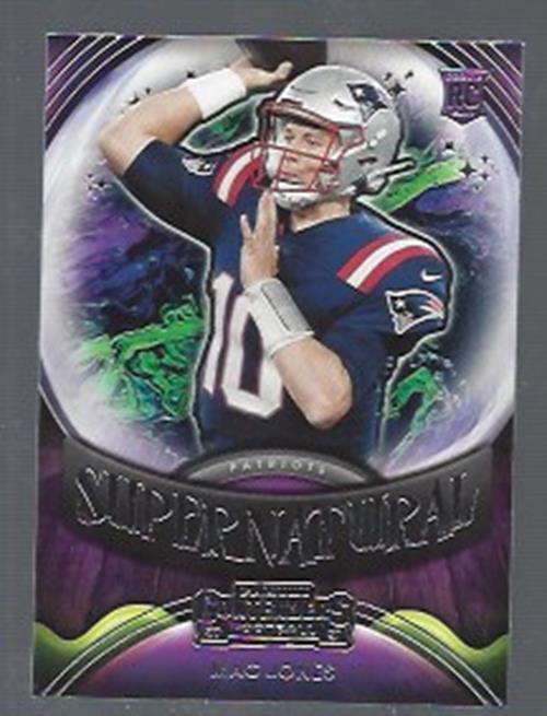 MAC JONES 2021 PANINI CONTENDERS SUPERNATURAL SP INSERT RC
