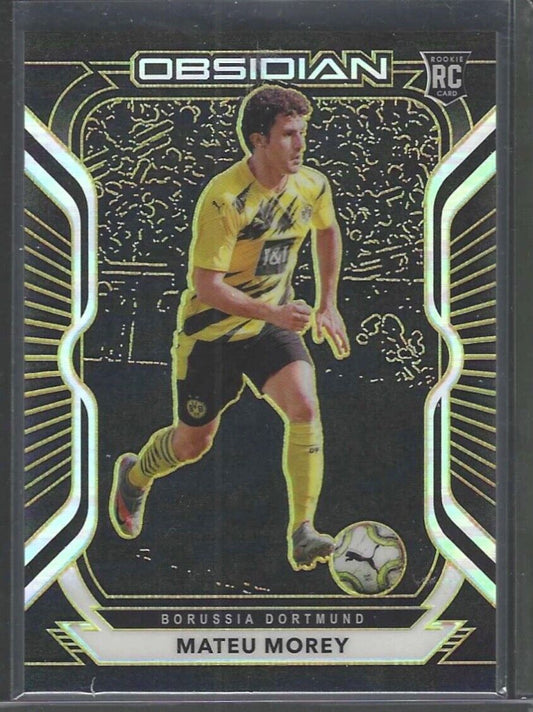 MATEU MOREY 2020-21 PANINI OBSIDIAN YELLOW GOLD ETCH ROOKIE RC #D 07/10