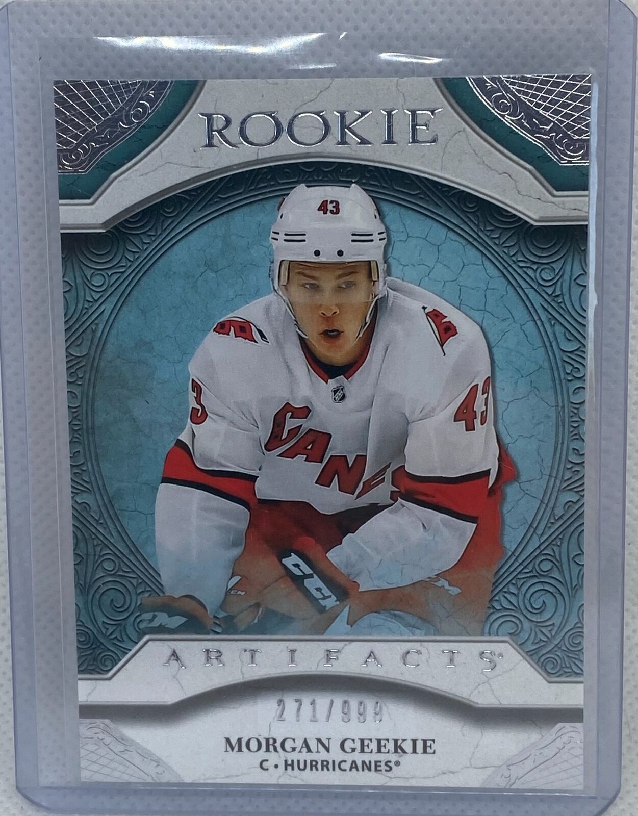 MORGAN GEEKIE 2020-21 UPPER DECK ARTIFACTS ROOKIE RC #D 271/999