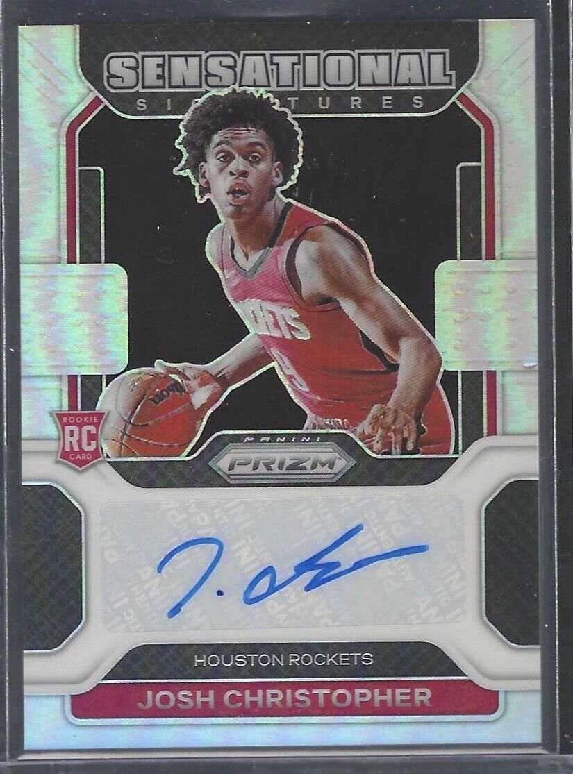 JOSH CHRISTOPHER 2021-22 PANINI PRIZM SILVER PRIZM ROOKIE AUTO RC #SS-JCH