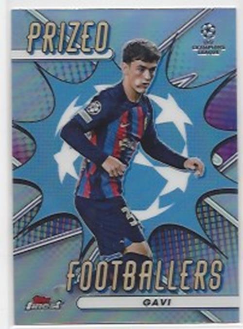 2022-23 TOPPS FINEST UCL PRIZED FOOTBALLERS REFRACTOR PICK CHOOSE MESSI RONALDO+