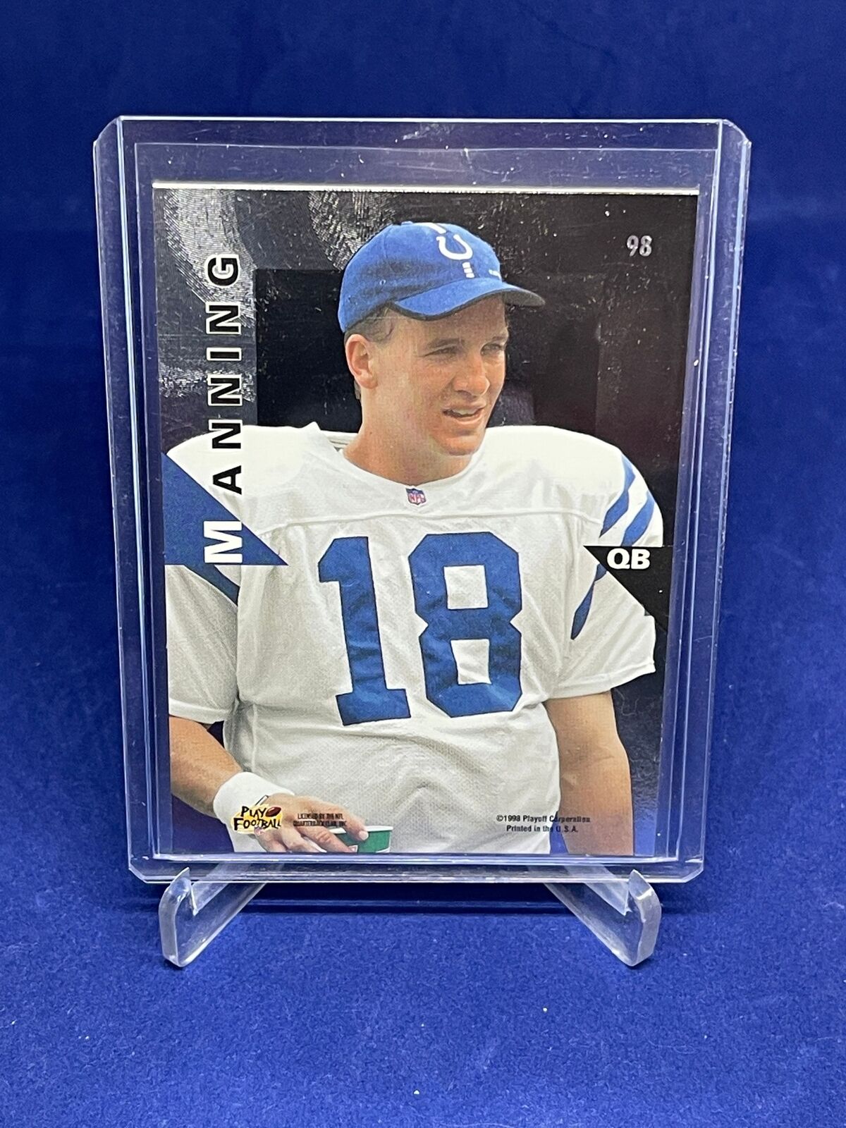PEYTON MANNING 1998 PLAYOFF MOMENTUM TRUE ROOKIE RC #98