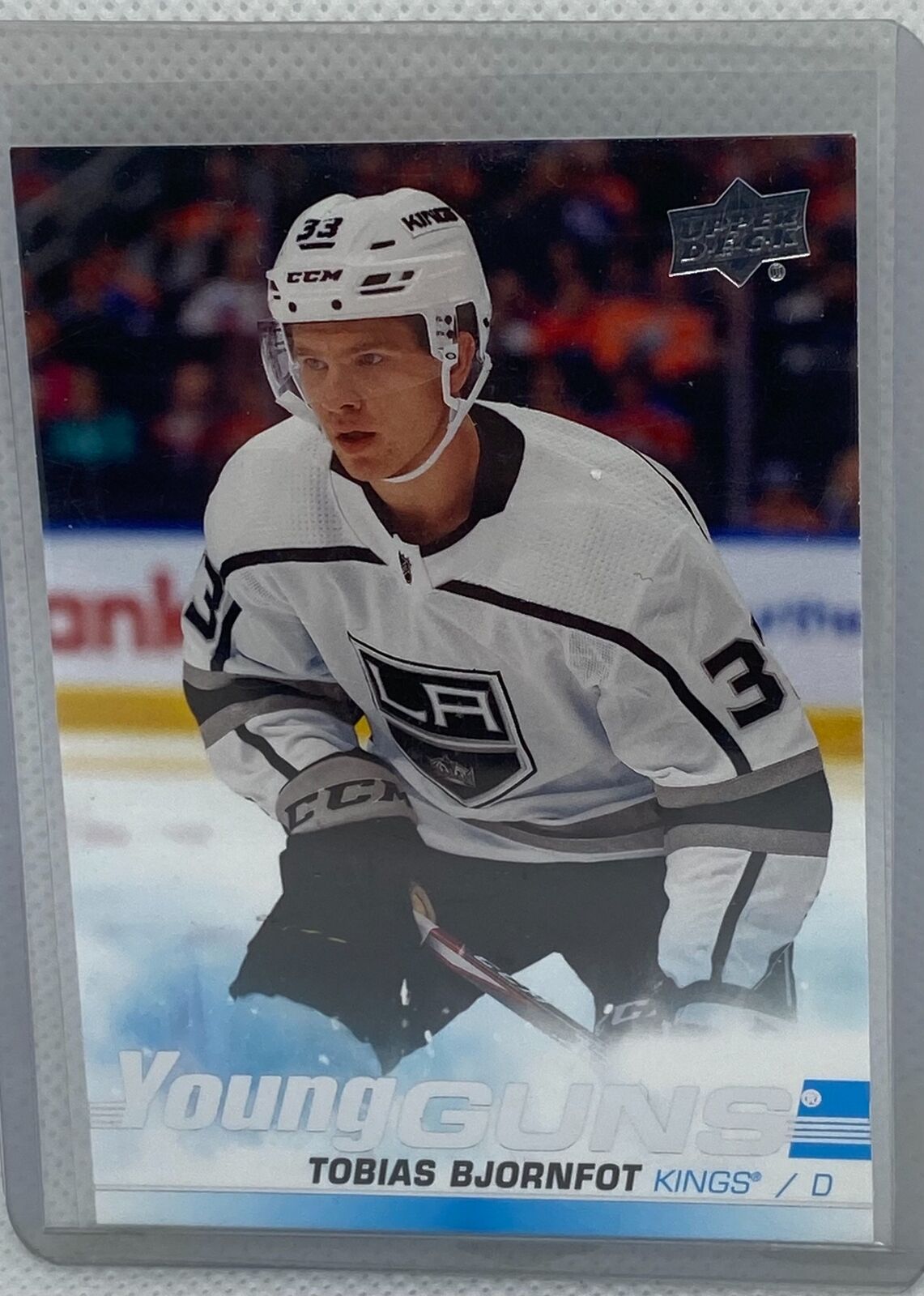 TOBIAS BJORNFOT 2019-20 UPPER DECK SERIES 1 YOUNG GUNS ROOKIE RC #238
