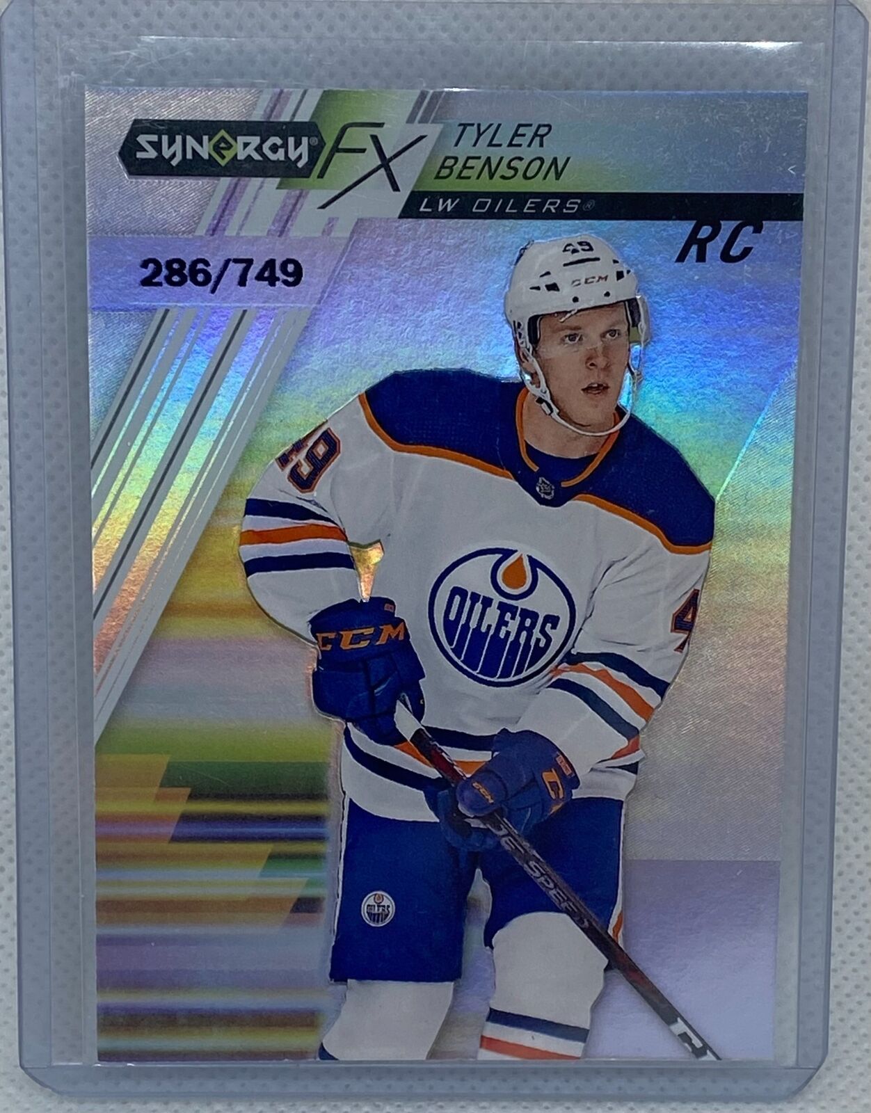 TYLER BENSON 2020-21 UPPER DECK SYNERGY FX RC #D /749