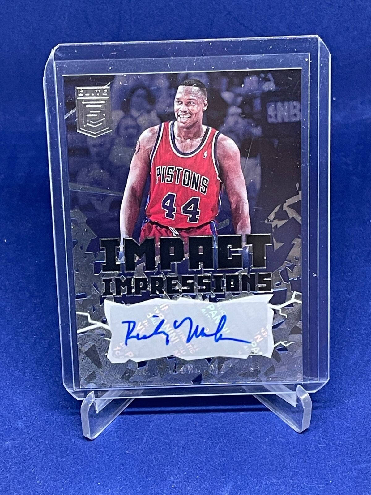 RICK MAHORN 2021-22 PANINI DONRUSS ELITE IMPACT IMPRESSIONS AUTO