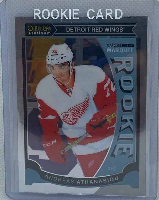 ANDREAS ATHANASIOU 2015-16 O-PEE-CHEE PLATINUM RC #M33