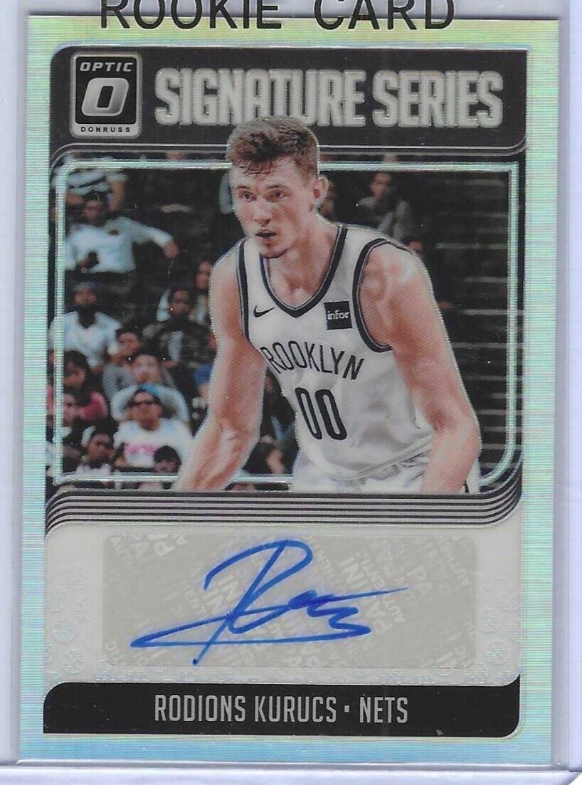 RODIONS KURUCS 2018-19 PANINI DONRUSS OPTIC SILVER HOLO ROOKIE AUTO RC #SG-RDK