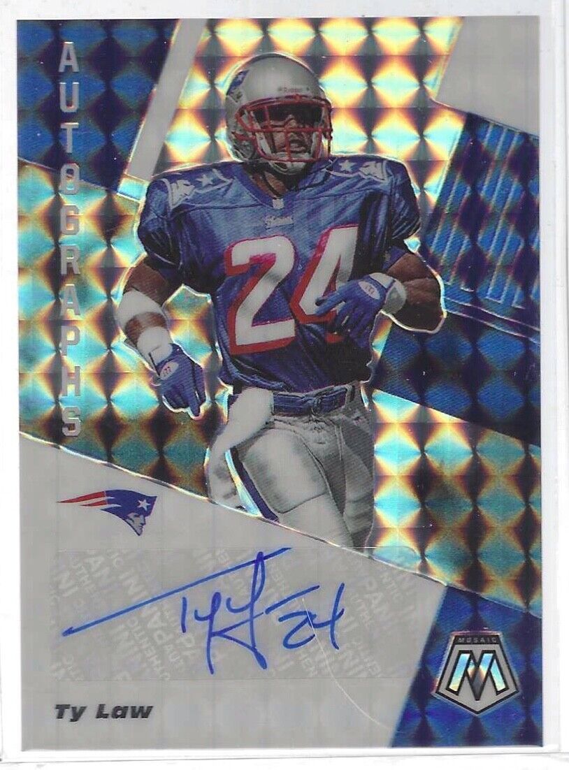 TY LAW 2020 PANINI MOSAIC SILVER MOSAIC PRIZM AUTO #AM36