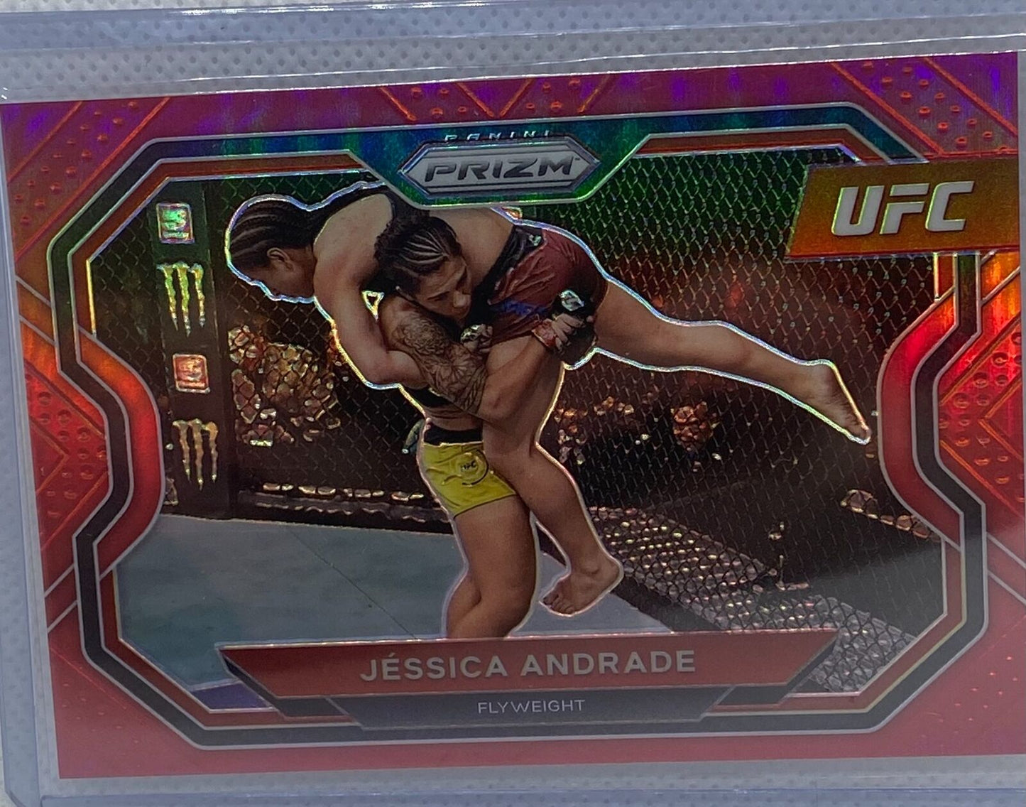 JESSICA ANDRADE 2021 PANINI PRIZM RED PRIZMS #D 109/275