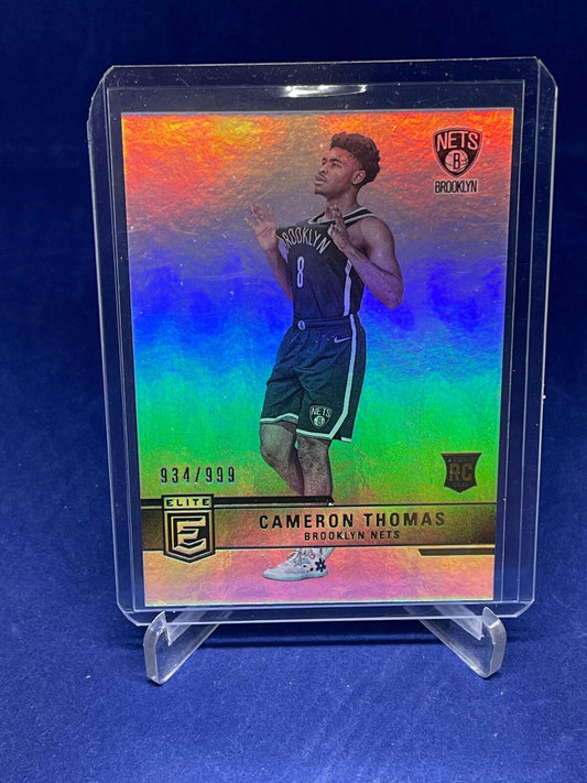 CAMERON THOMAS 2021-22 PANINI DONRUSS ELITE ROOKIE RC #D 934/999
