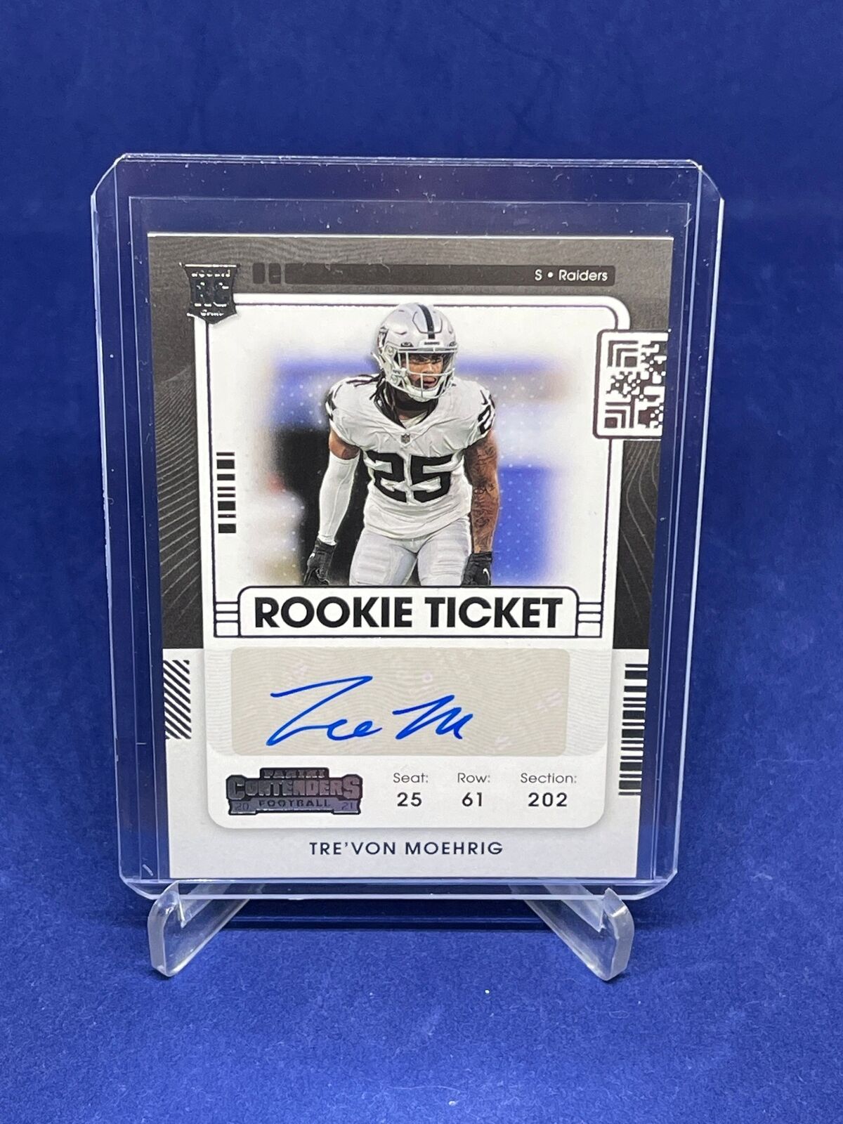 TRE'VON MOEHRIG 2021 PANINI CONTENDERS ROOKIE TICKET AUTO RC #166