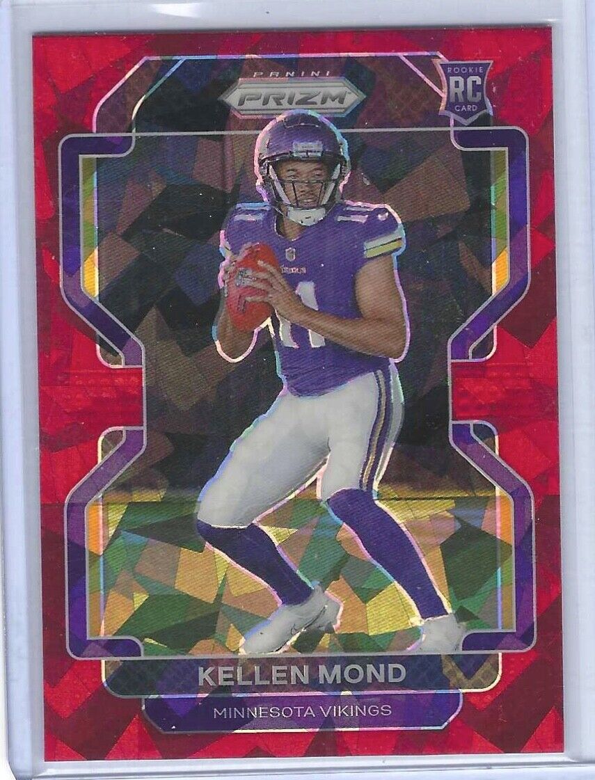 KELLEN MOND 2021 PANINI PRIZM RED CRACKED ICE PRIZM ROOKIE RC #351