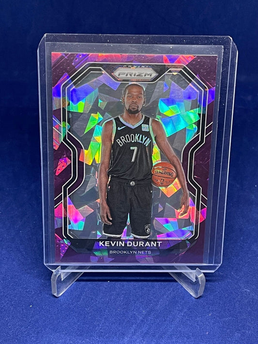 KEVIN DURANT 2020-21 PANINI PRIZM PURPLE ICE PRIZMS #D 111/175