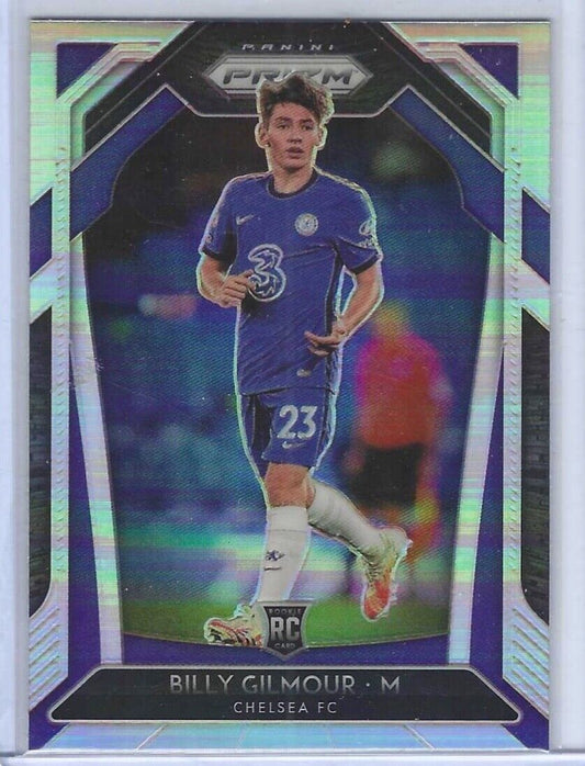 BILLY GILMOUR 2020-21 PANINI PRIZM EPL SILVER PRIZM ROOKIE RC #213