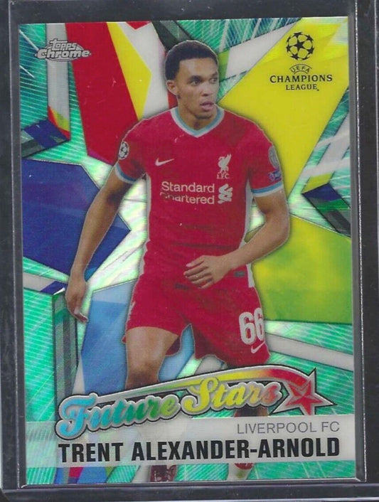 TRENT ALEXANDER-ARNOLD 2020-21 TOPPS CHROME AQUA REFRACTOR FUTURE STARS #D /199