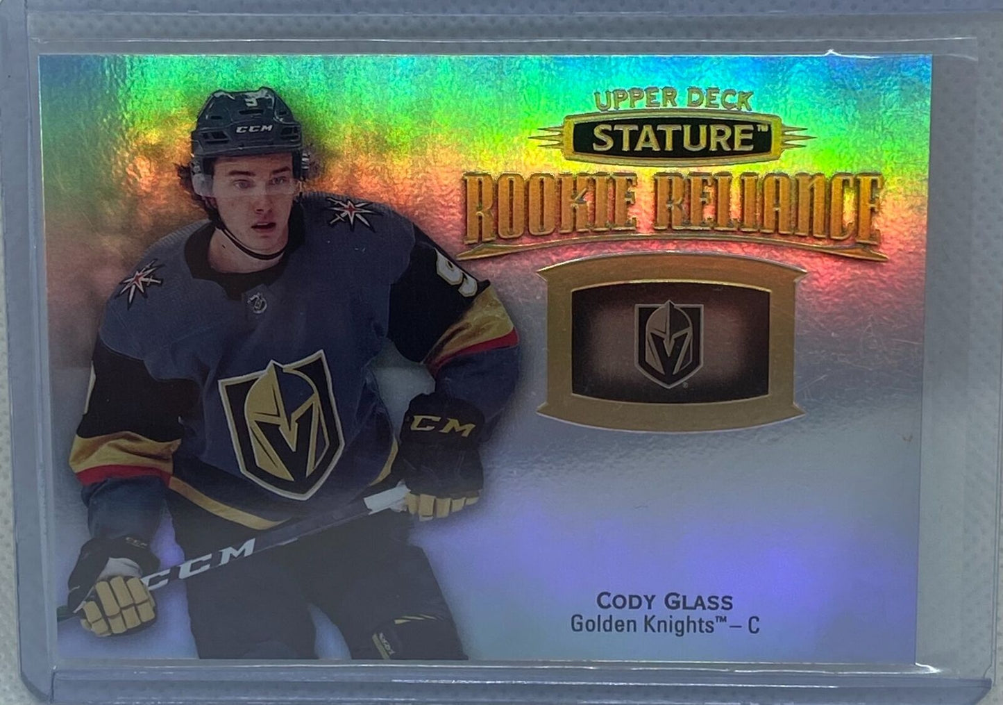 CODY GLASS 2019-20 UPPER DECK STATURE ROOKIE RELIANCE RC #RR-6