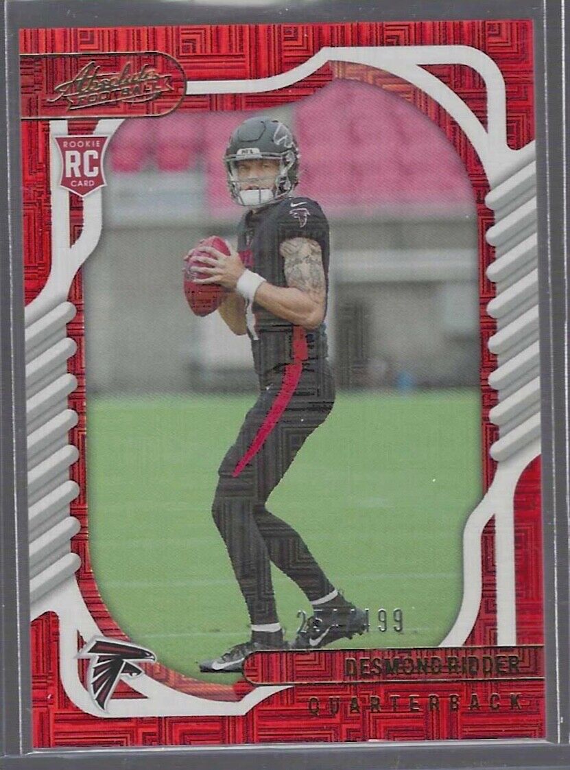 DESMOND RIDDER 2022 PANINI ABSOLUTE RED SQUARES FOIL ROOKIE RC #D 254/499