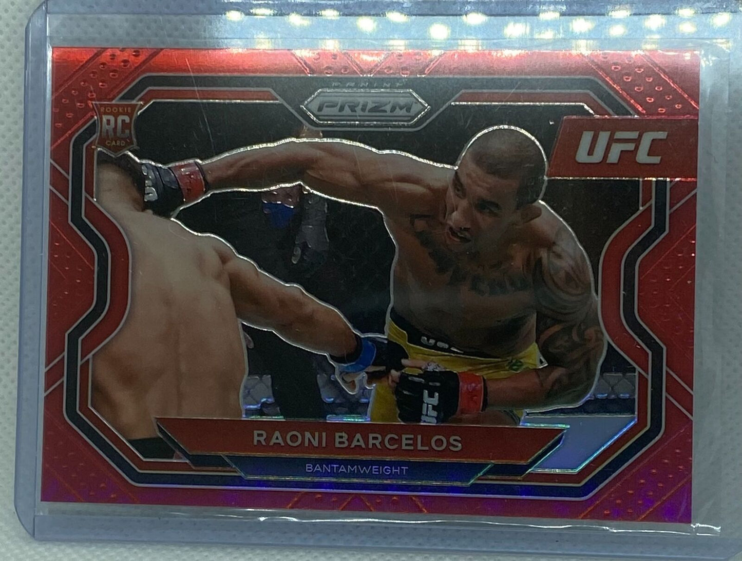 RAONI BARCELOS 2021 PANINI PRIZM RED PRIZMS RC #D 116/275