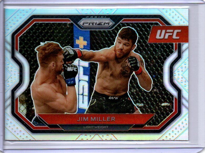 JIM MILLER 2021 PANINI PRIZM UFC SILVER PRIZM #160