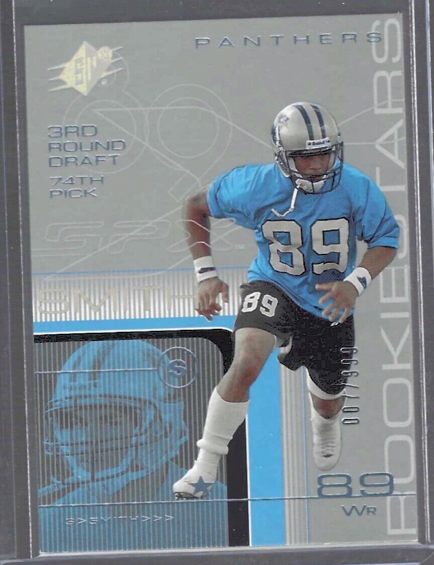 STEVE SMITH 2001 UPPER DECK SPX TRUE ROOKIE RC #D 007/999