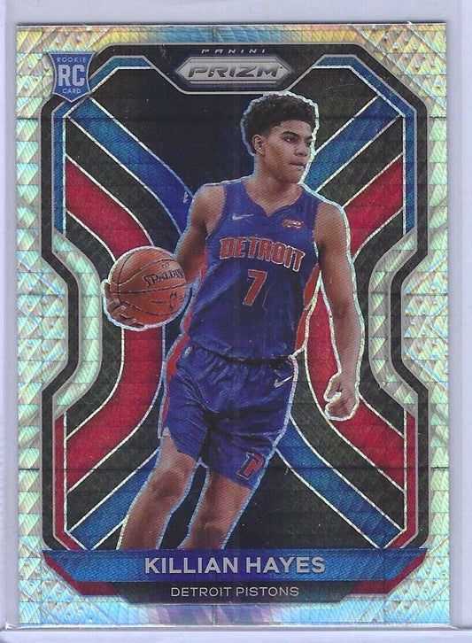 KILLIAN HAYES 2020-21 PANINI PRIZM SILVER HYPER PRIZM ROOKIE RC #270