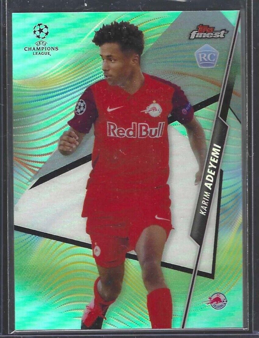 KARIM ADEYEMI 2020-21 TOPPS FINEST AQUA REFRACTOR ROOKIE RC #D 54/75