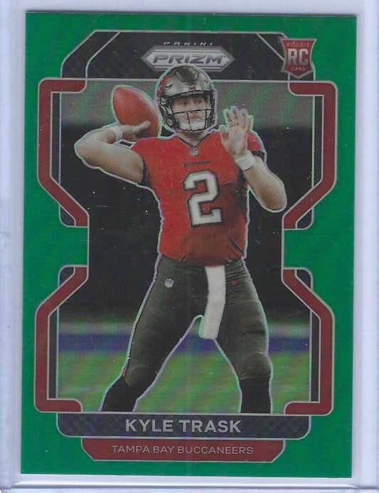 KYLE TRASK 2021 PANINI PRIZM GREEN PRIZM ROOKIE RC #339