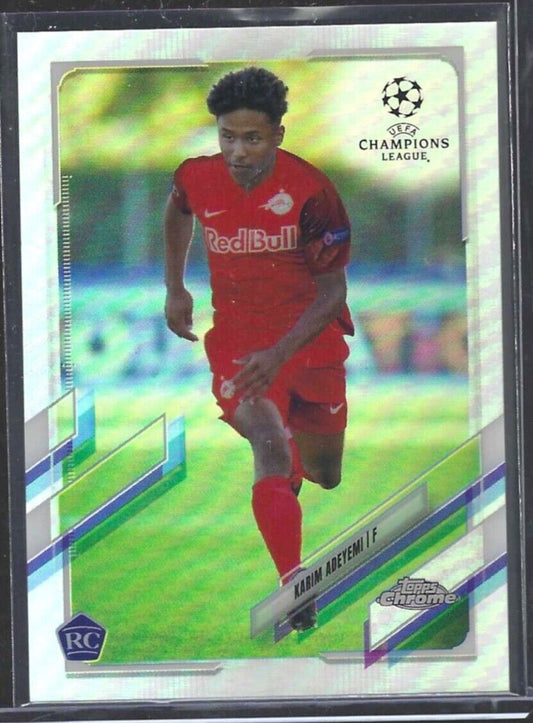 KARIM ADEYEMI 2020-21 TOPPS CHROME SILVER REFRACTOR ROOKIE RC #99