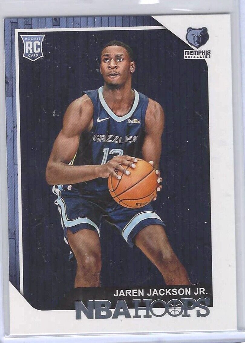 JAREN JACKSON JR 2018-19 NBA HOOPS RED BACK SP ROOKIE RC #278
