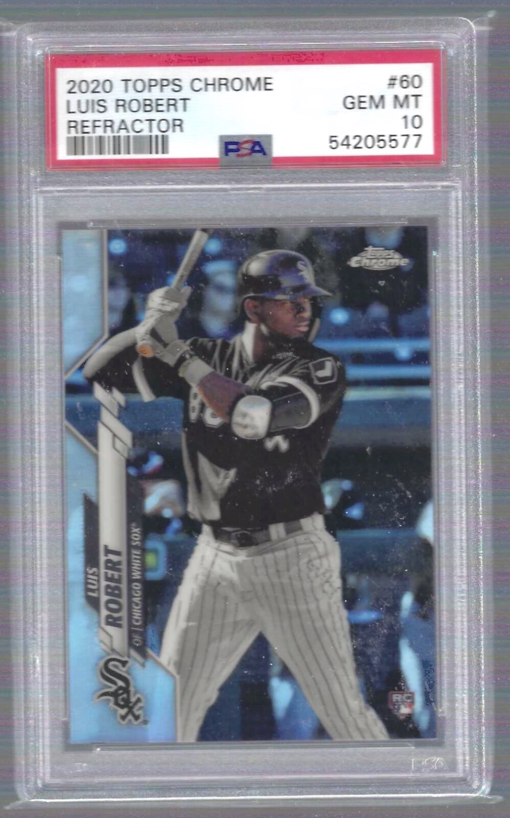 LUIS ROBERT 2020 TOPPS CHROME REFRACTOR ROOKIE RC PSA 10 GEM MINT