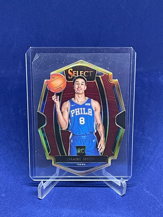 ZHAIRE SMITH 2018-19 PANINI SELECT PREMIER DIE CUT MAROON PRIZM RC #D 98/175