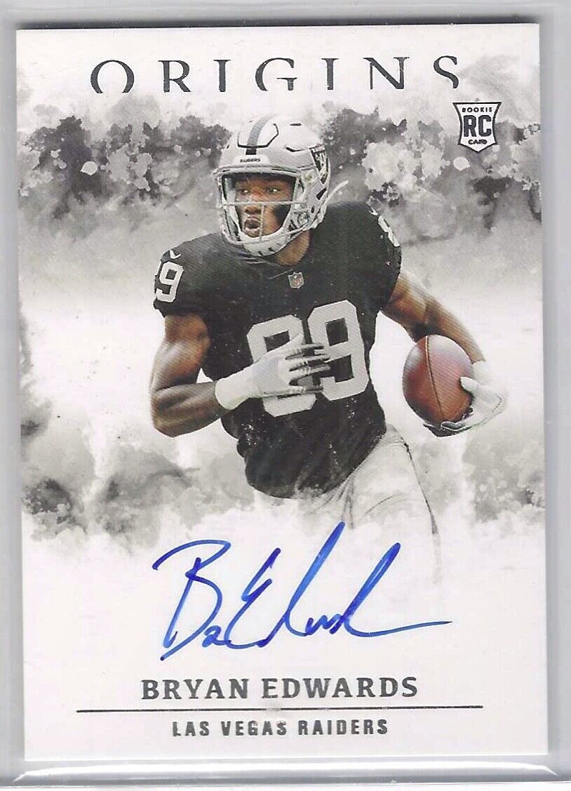 BRYAN EDWARDS 2020 PANINI ORIGINS ON CARD ROOKIE AUTO RC #RA-BE