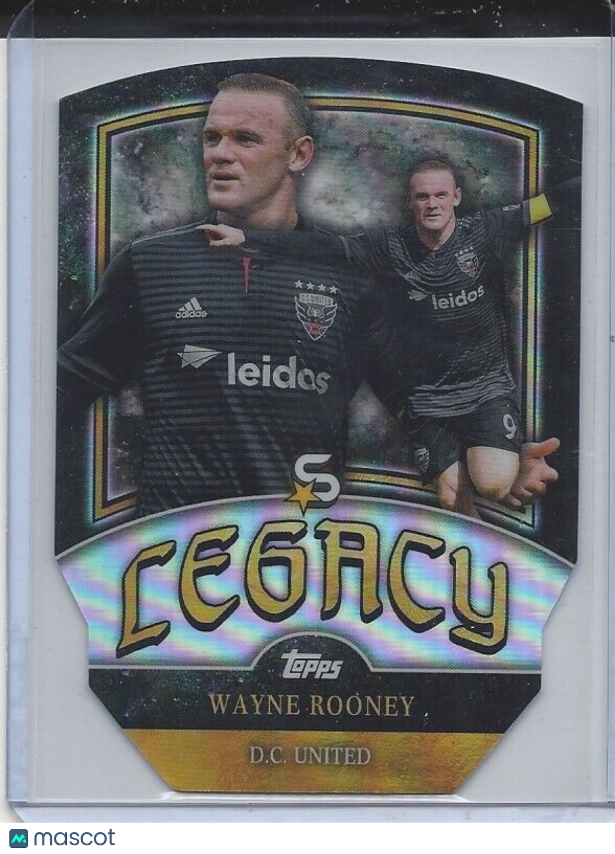 WAYNE ROONEY 2024 TOPPS MLS SUPERSTARS LEGACY DIE CUT SP REFRACTOR #1