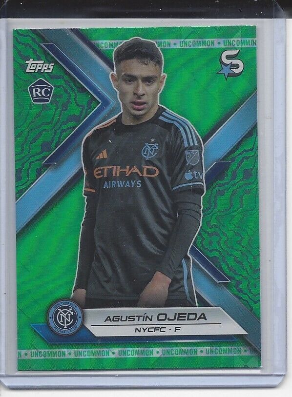 AGUSTIN OJEDA 2024 TOPPS MLS SUPERSTARS GREEN UNCOMMON RC #68